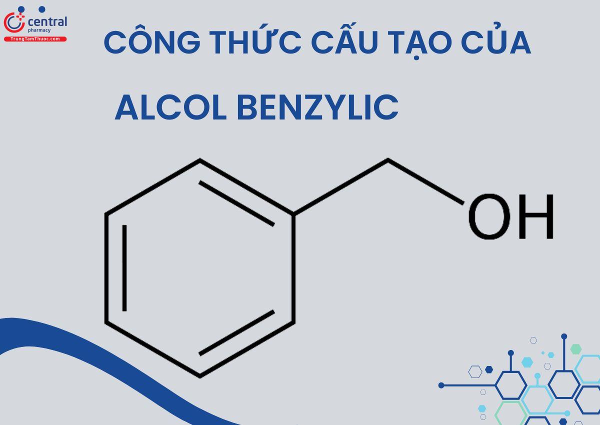 Công thức cấu tạo của ​Alcol Benzylic  ​