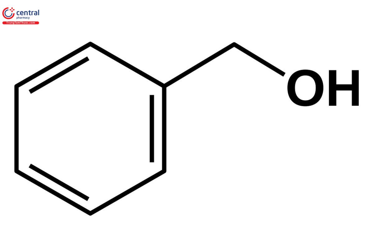 Công thức hóa học của Benzyl Alcohol