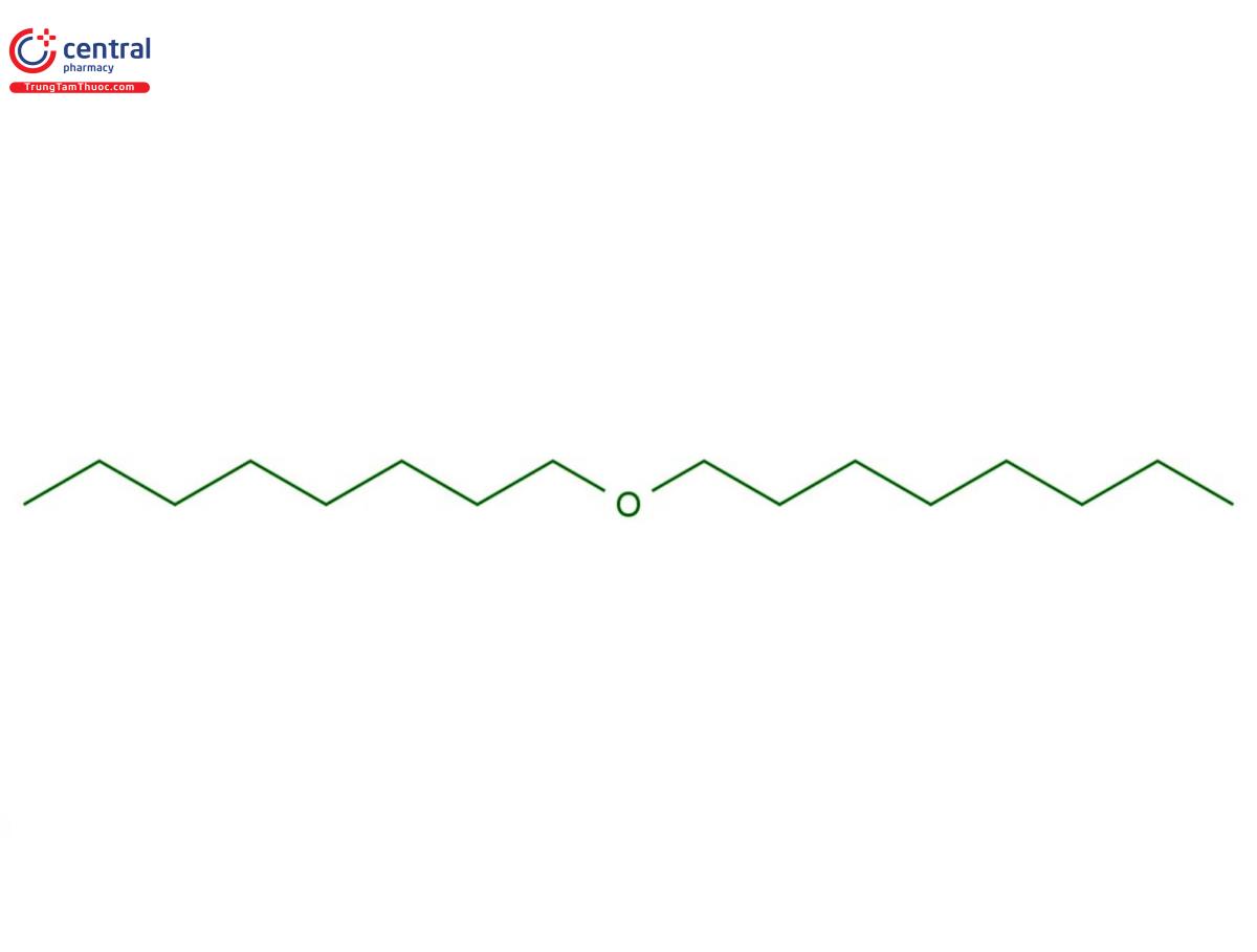Công thức cấu tạo của Dicaprylyl Ether