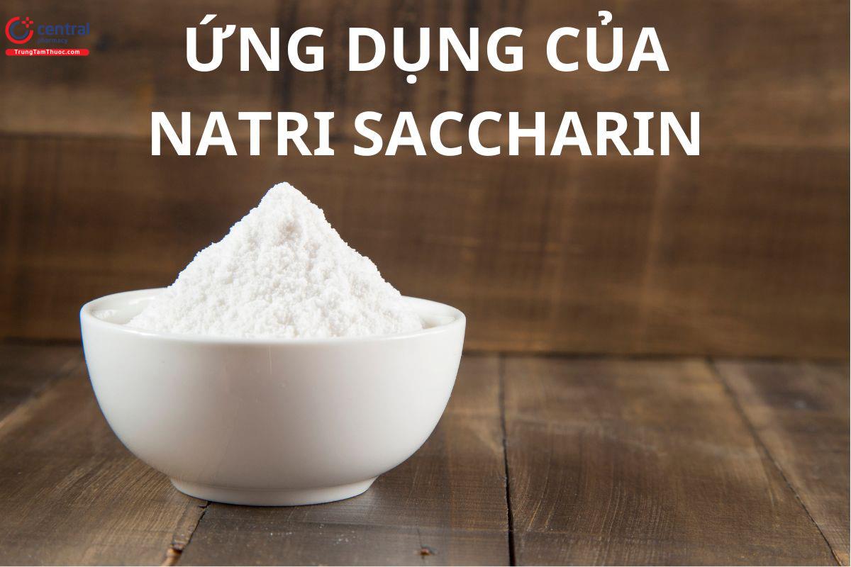Ứng dụng của Natri Saccharin