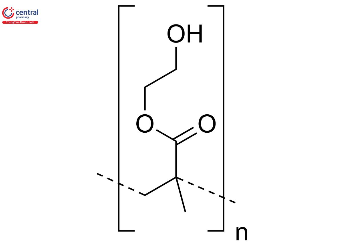 Công thức hóa học của Polymer 2-Hydroxyethyl Methacrylate