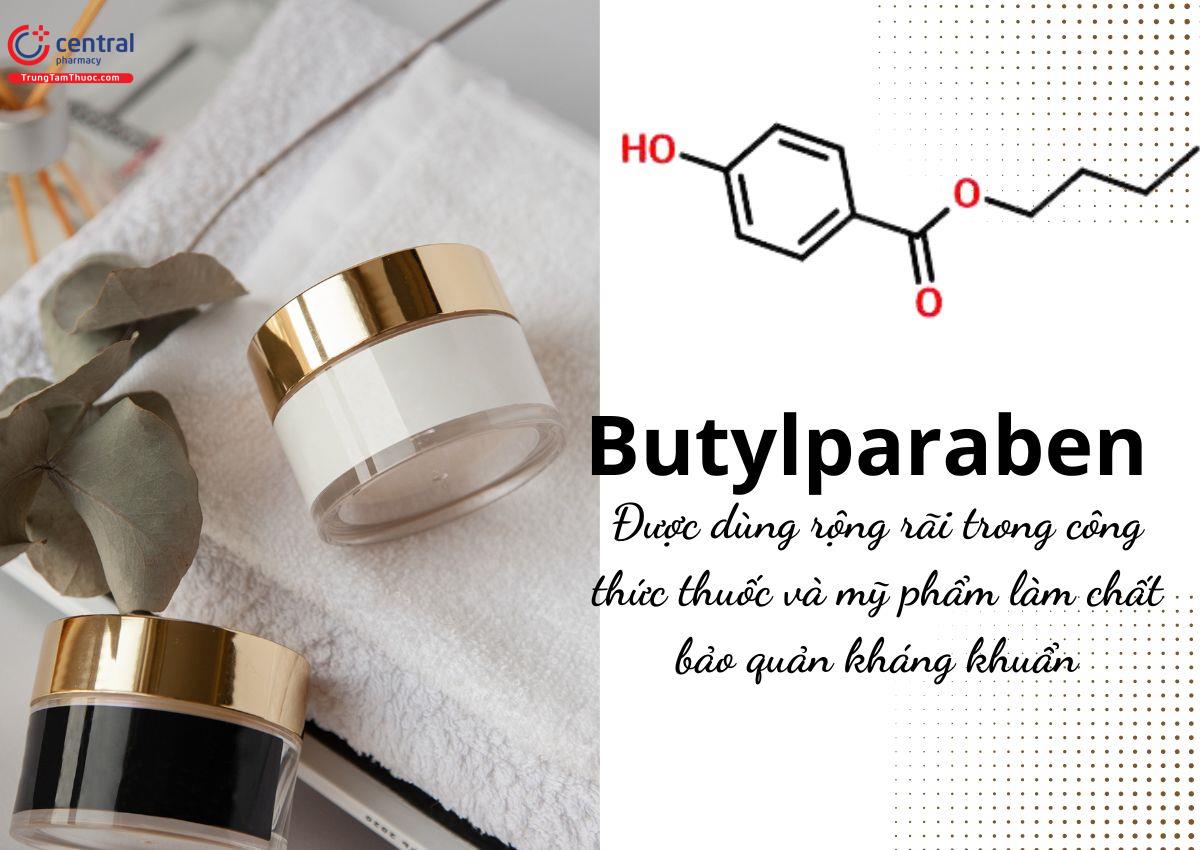 Butylparaben được ứng dụng rộng rãi trong mỹ phẩm