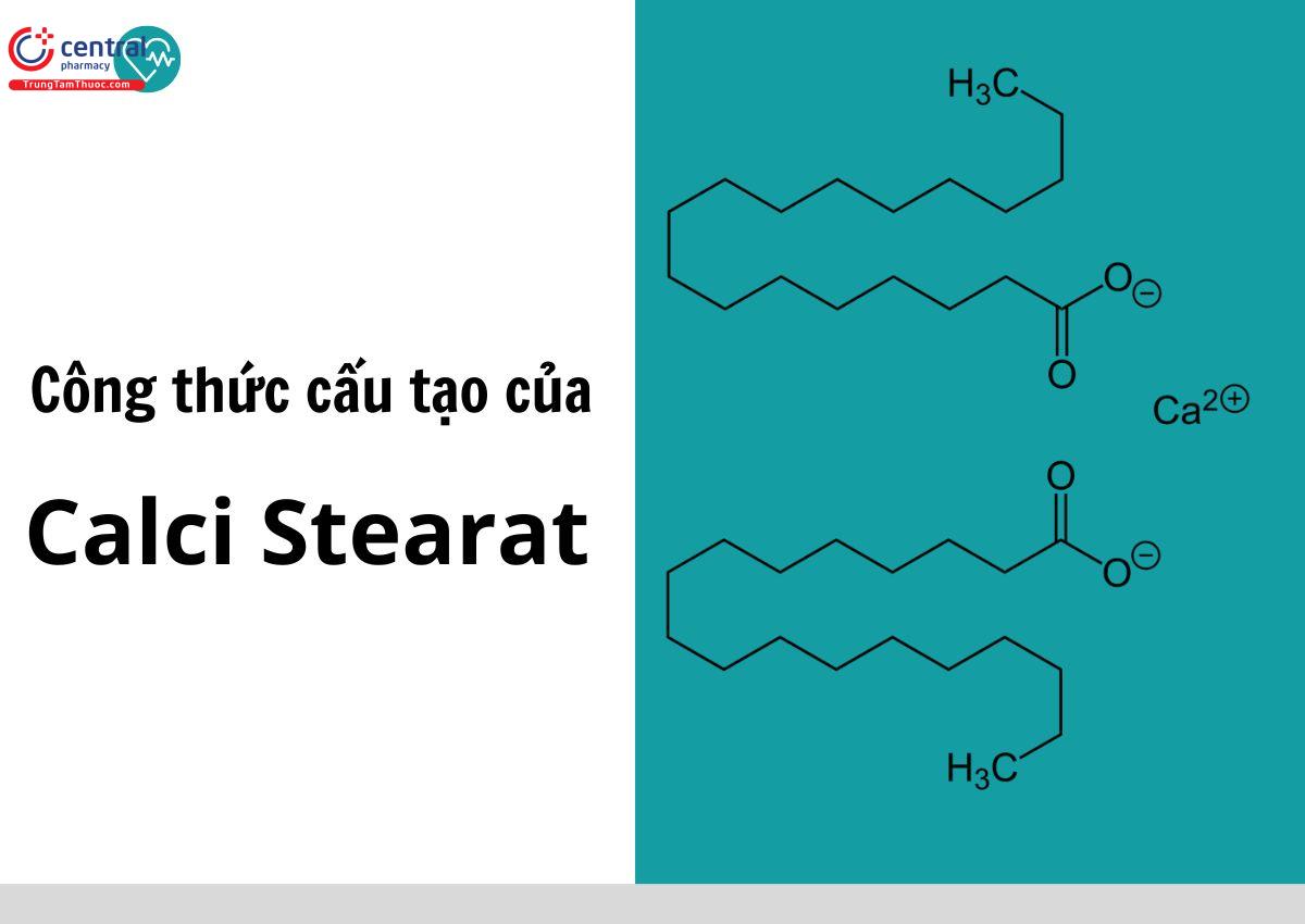 Công thức cấu tạo của Calci Stearat 