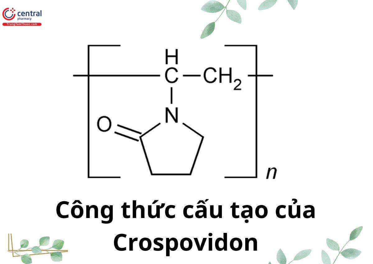 Công thức cấu tạo của Crospovidon