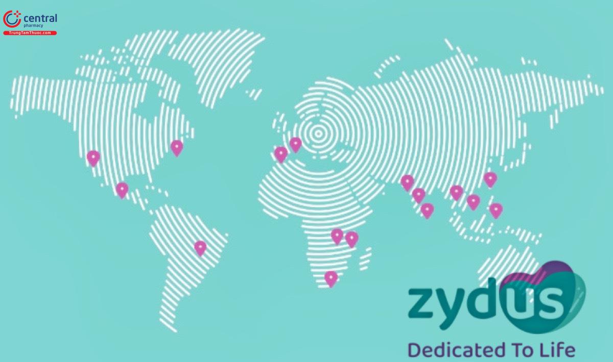 Thị trường quốc tế của Zydus Lifesciences Limited