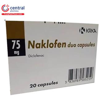 Naklofen duo capsules 75mg 
