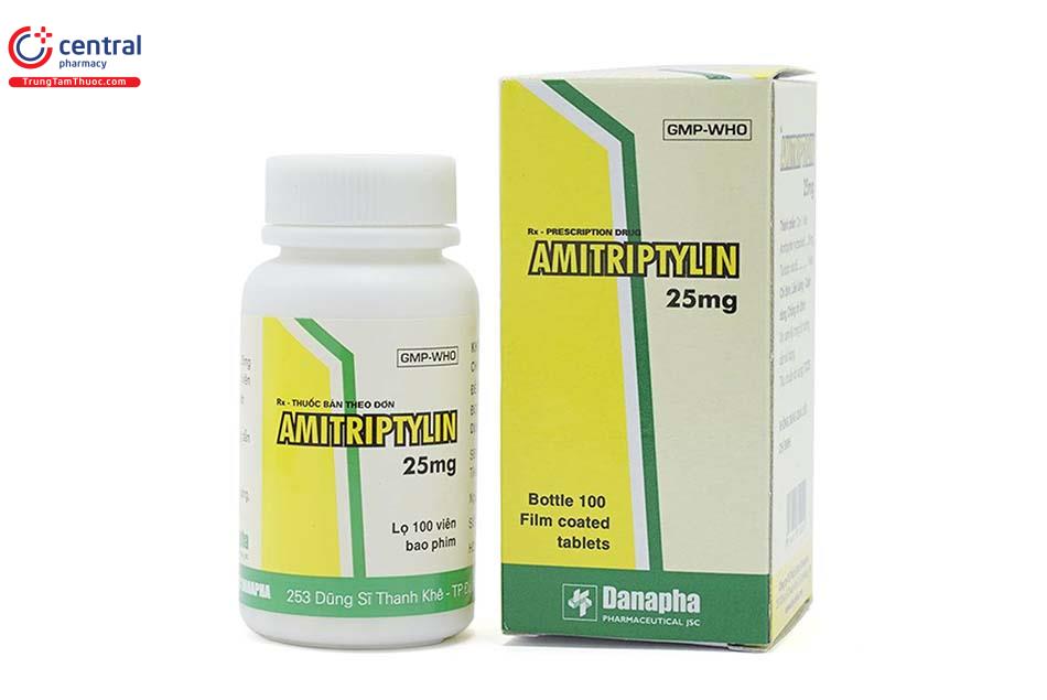 Amitriptylin thuộc nhóm thuốc chống trầm cảm 3 vòng
