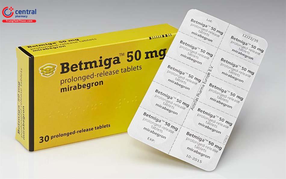 Thuốc Betmiga chứa hoạt chất Mirabegron