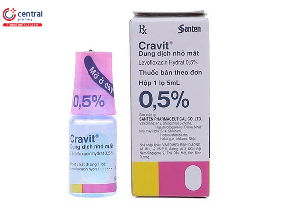 Thuốc nhỏ mắt Cravit