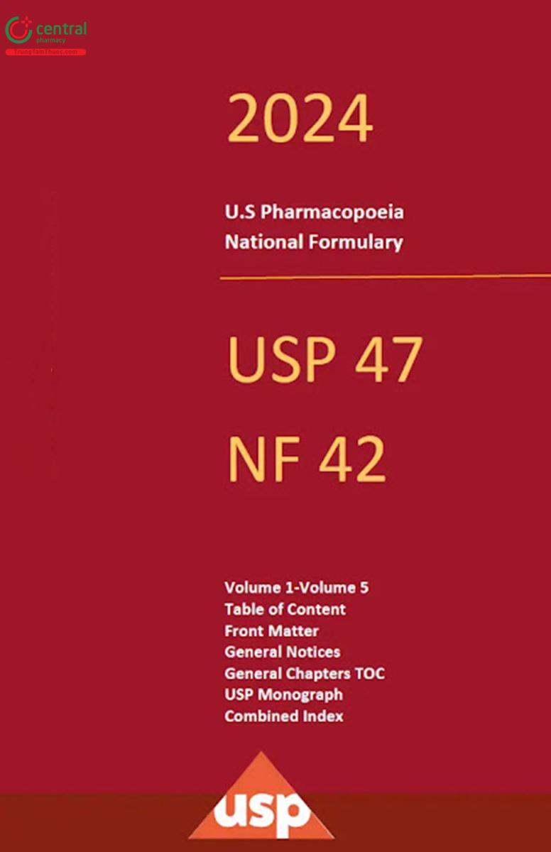 United State Pharmacopeia 47 - NF 42- Dược Điển Mỹ 2024
