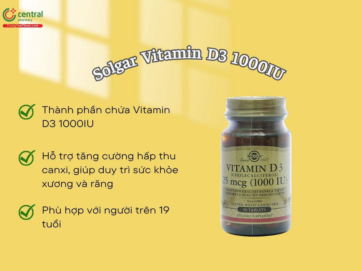 Solgar Vitamin D3 1000IU