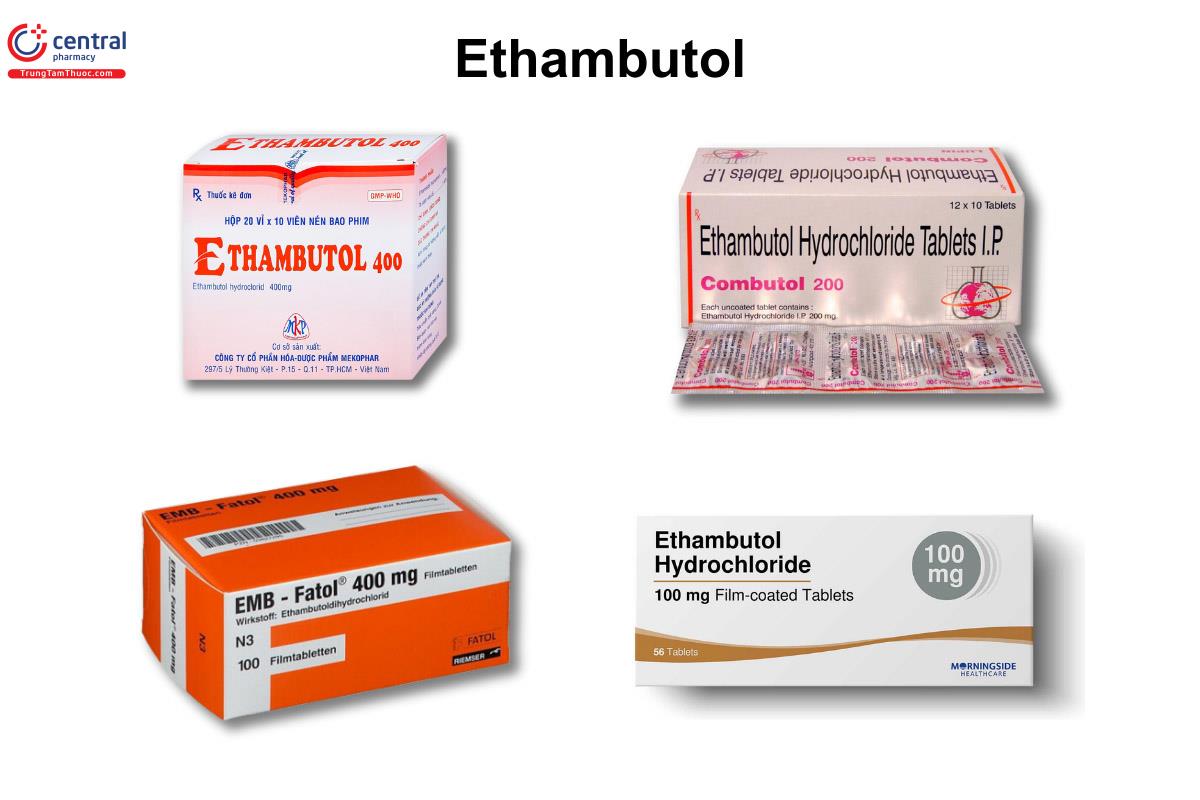 Một số chế phẩm chứa Ethambutol