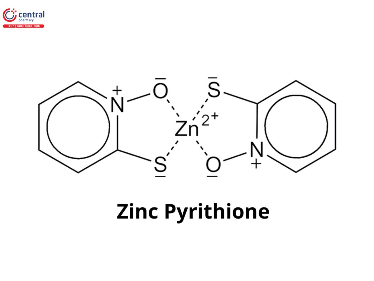 Công thức cấu tạo Zinc Pyrithione