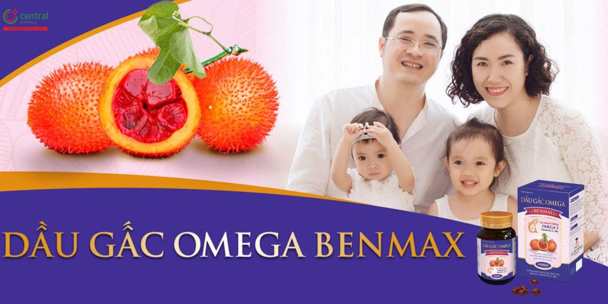 Dầu gấc Omega Benmax- Giúp cho đôi mắt sáng khỏe mạnh
