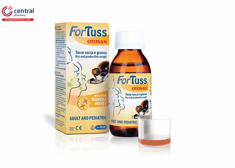 Fortuss Otosan Cough Syrup được biết đến khá phổ biến với công dụng làm dịu cơn ho hiệu quả