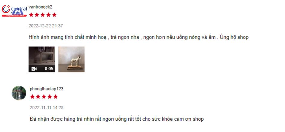 Trà Giảo Cổ Lam – Linh Chi được khách hàng tin dùng