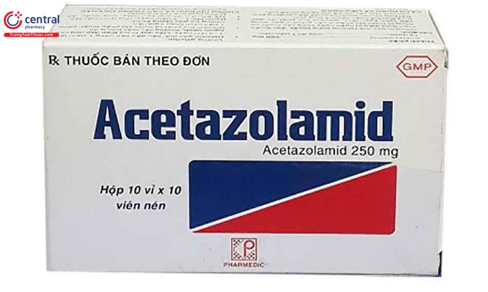 Thuốc có chứa Acetazolamid 