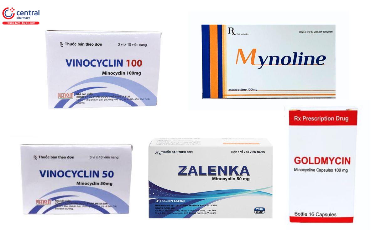 Các chế phẩm chứa Minocycline