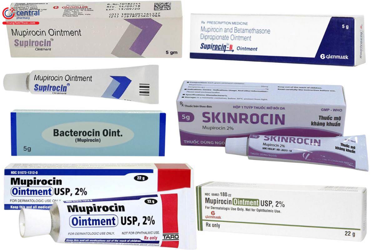 Một số thuốc chứa Mupirocin