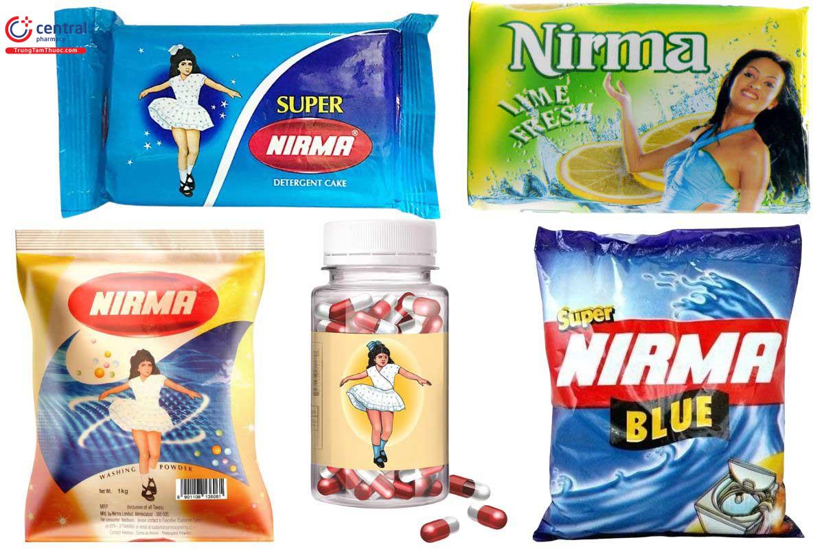 Một số sản phẩm của Nirma