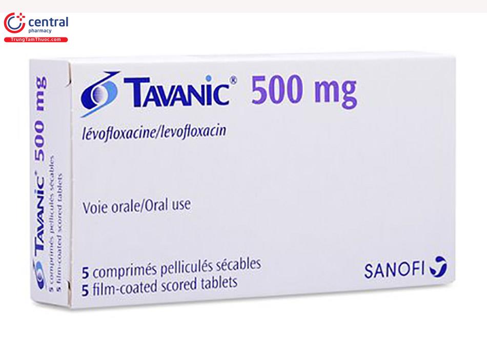 Thuốc Tavanic chứa hoạt chất levofloxacin