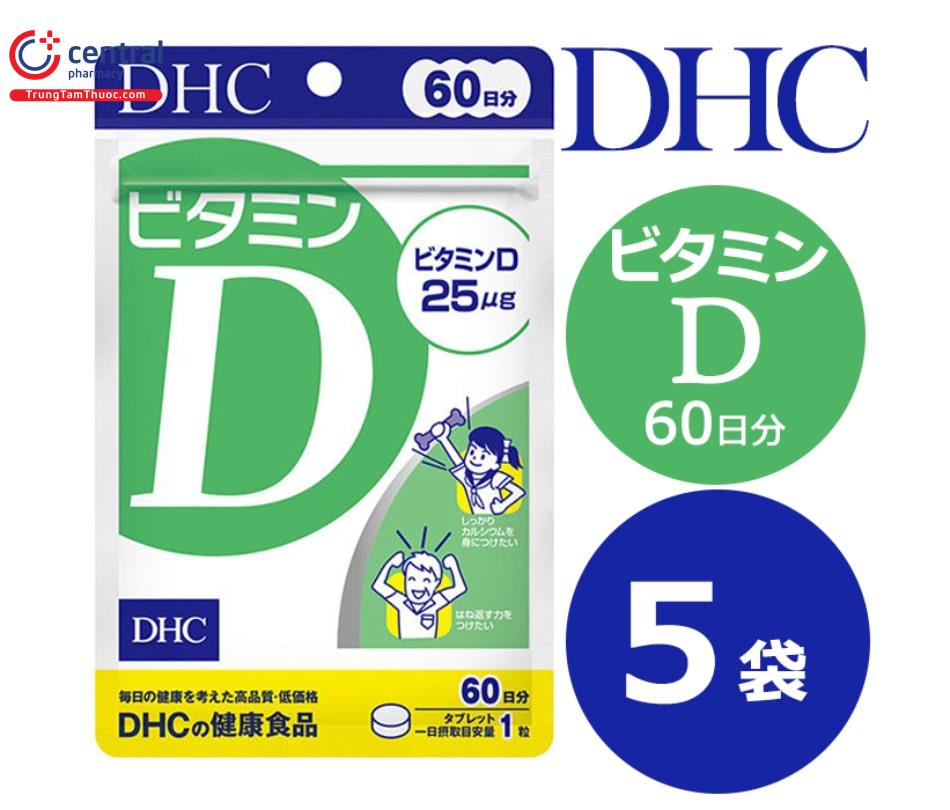 Thành phần của DHC Vitamin D (gói 30 viên) 
