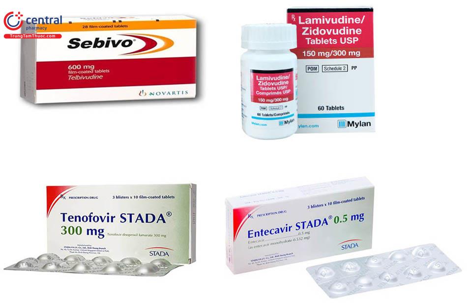 Các thuốc dùng để điều trị viêm gan B mãn tính cho người lớn thông dụng hiện nay