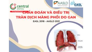 Chẩn đoán và điều trị Tràn dịch màng phổi do gan - EASL 2018 và AASLD 2021