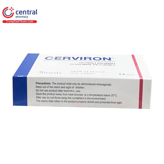 CHÍNH HÃNG Viên đặt Cerviron hỗ trợ điều trị viêm nhiễm âm đạo