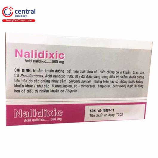 CHÍNH HÃNG Thuốc Nalidixic 500mg Pharimexco liều dùng lưu ý