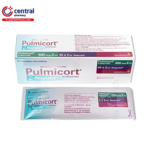 Thuốc Pulmicort Respules 500mcg 2ml điều trị viêm khí phế quản