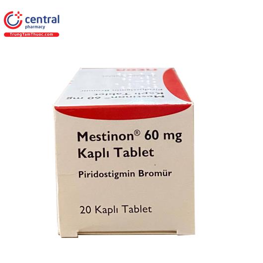 CHÍNH HÃNG Thuốc Mestinon 60mg kapli tablet Điều trị nhược cơ