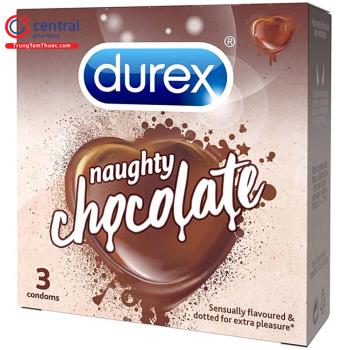 Bao cao su Durex Naughty Chocolate (Hộp 3 chiếc)