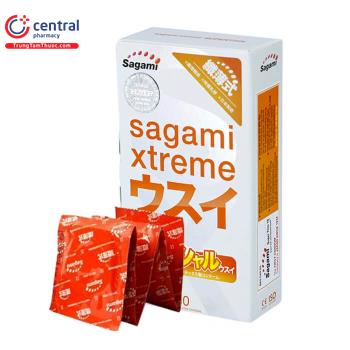 Bao cao su Sagami Xtreme Super Thin (hộp 10 chiếc)