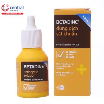 Betadine Antiseptic Solution 10% 30ml