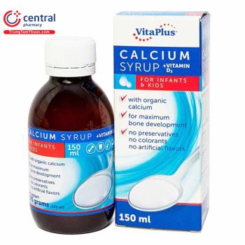 Calcium Syrup + Vitamin D3 for Infants & Kids