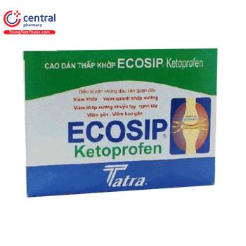 Cao dán thấp khớp Ecosip Ketoprofen