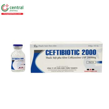 Ceftibiotic 2000 (Hộp 10 Lọ)