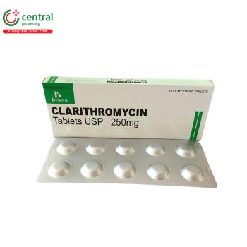 Clarithromycin 250mg Brawn