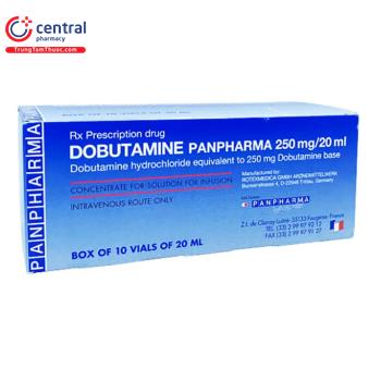 Dobutamine Panpharma 250mg/20ml