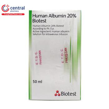 Human Albumin 20% Biotest