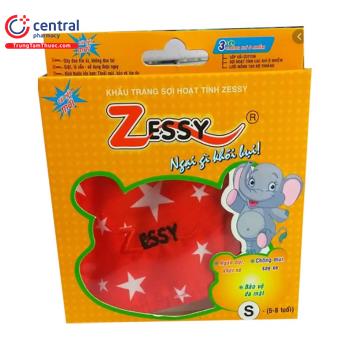 Khẩu trang sợi hoạt tính Zessy (Size S)