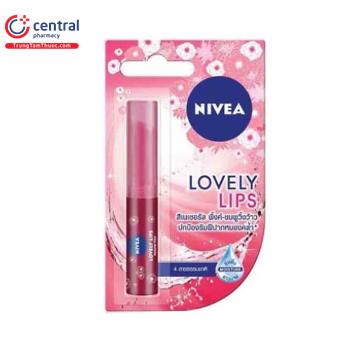 Nivea Lovely Lips (hồng đậm)