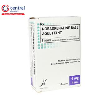 Noradrenaline Base Aguettant 1 mg/ml