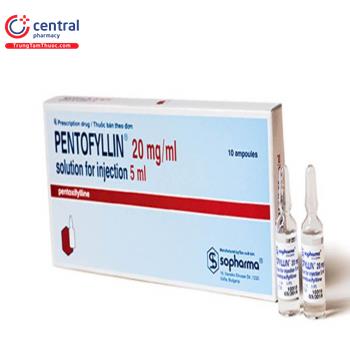 Pentofyllin 20mg/ml