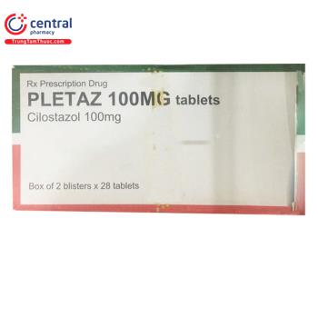 Pletaz 100mg Tablets