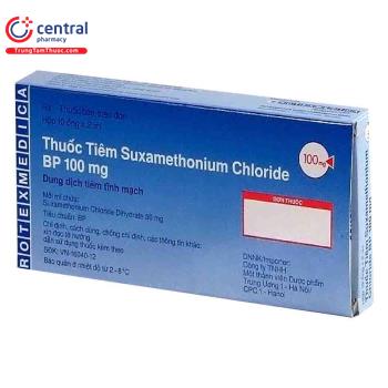 Suxamethonium Chloride BP 100mg Rotexmedica