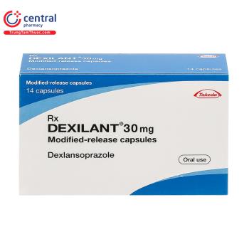 CHÍNH HÃNG Thuốc Dexilant 30mg trị viêm thực quản ăn mòn