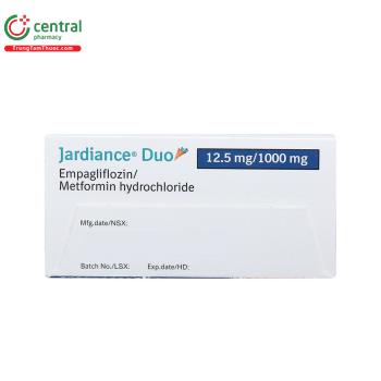 Thuốc Jardiance Duo 12 5mg 1000mg điều trị đái tháo đường tuýp 2