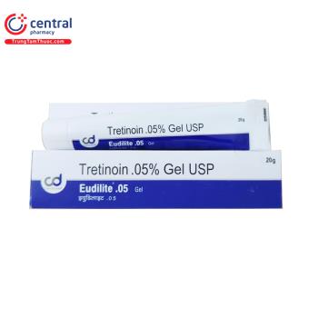 Tretinoin .05% Gel USP Eudilite .05 20g Contiderma